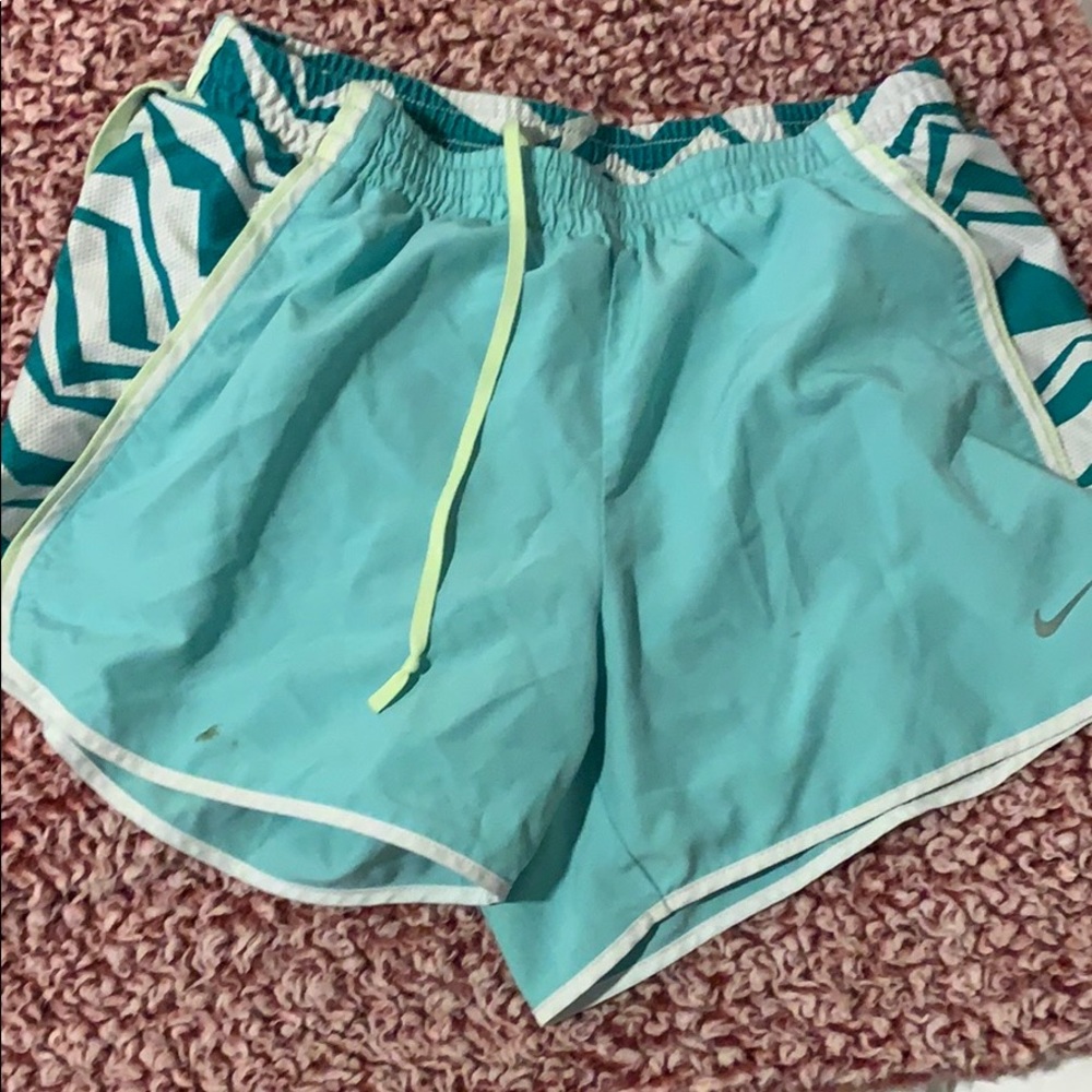 Blue nike dry fit shorts